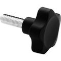 J.W. Winco J.W. Winco EN5337.5 Solid Five Lobed Knob, 0.75", 1/4"-20 5337.4-1.26-1/4X20-0.75-ST